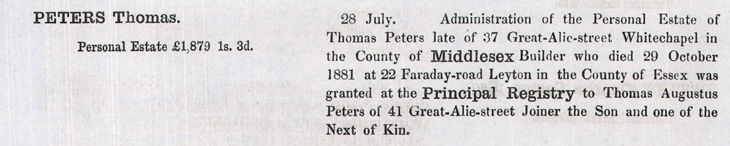 Thomas Peters Death
